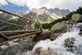 Hiking in Tatra Mountains, Slovakia Royalty Free Stock Photo