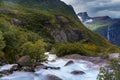 Hiking to Briksdalsbreen Briksdal glacier, one of the most accessible and best known arms of the Jostedalsbreen glacier,