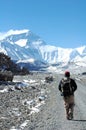 Hiking to the Everest Royalty Free Stock Photo