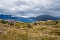 Hiking to the summit of the Queenstown Hill Royalty Free Stock Photo