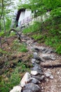 Hiking track in the mountains Royalty Free Stock Photo