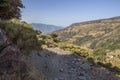 Hiking trail along Poqueira Gorge, Granada, Spain