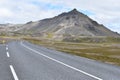 Hiking trail from Anarstapi to Hellnar with the raw nature in the west of Iceland at Snaefellsnes Peninsula