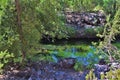 Landscape scenic view of Bell Trail, No. 13 at Wet Beaver Wilderness, Coconino National Forest, Arizona, United States