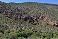 Landscape scenic view of Bell Trail, No. 13 at Wet Beaver Wilderness, Coconino National Forest, Arizona, United States