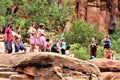 Landscape scenic view of Bell Trail, No. 13 at Wet Beaver Wilderness, Coconino National Forest, Arizona, United States Royalty Free Stock Photo