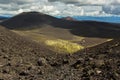 Hiking trail climb to North Breakthrough Great Tolbachik Fissure Eruption 1975