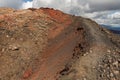 Hiking trail climb to North Breakthrough Great Tolbachik Fissure Eruption 1975