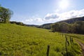 On the Hiking Trail Eifelsteig Royalty Free Stock Photo