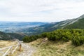 Hiking trail in the Giant Mountains