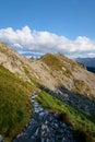 Hiking Trail in the High Tatra