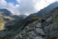 Hiking trail in the High Tatra