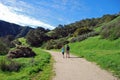 Hiking trail in Laguna Canyon, Laguna Beach, California.