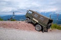 Former Army Truck parked in Tirol