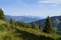 picturesque alpine landscape in the Austrian Alps of the Schladming-Dachstein region (Steiermark or Styria, Austria) Royalty Free Stock Photo