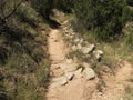 Hiking trail in Palo Duro canyon, Texas