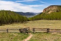 Hiking trail in the Rocky Mountains of Colorado Royalty Free Stock Photo