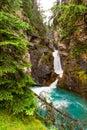 The Rockies. Johnstons Canyon. Alberta, Canada Royalty Free Stock Photo