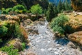 Hiking trail in Samaria Gorge in Central Crete Royalty Free Stock Photo