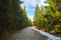 Hiking trail in Tatra mountains, Poland Royalty Free Stock Photo