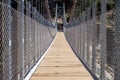 Hiking trail to Colgante bridge (Puente Colgante El Saltillo) over Almanchares river