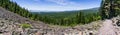 Hiking trail to the top of Black Butte, close to Shasta Mountain, Siskiyou County, Northern California Royalty Free Stock Photo