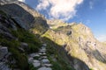 Hiking trail in the High Tatra