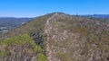 Hiking trail up a steep mountainside Royalty Free Stock Photo