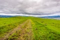 Hiking trail through the verdant hills of south San Francisco bay area, San Jose, California Royalty Free Stock Photo