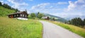 Hiking trail vorarlberg, montafon Royalty Free Stock Photo