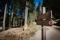Hiking Trails in the Dolomites Royalty Free Stock Photo