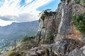 Hiking Trails on Lion`s Head, Cape Town, South Africa