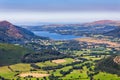 Hiking trails and rural mountain scenery in the Lake District Royalty Free Stock Photo