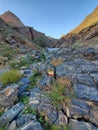 Hiking trails in Saal wadi, Oman