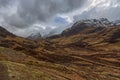 Hiking trails in West Highlands of Scotland, UK