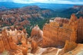 Scenic view of Bryce Canyon National Park, UT. Royalty Free Stock Photo