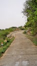 Hiking or trekking route to Avalabetta peak located in Chikaballapur with natural hilly greenery