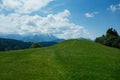 Hiking trip in Gais, a town in the swiss alps Royalty Free Stock Photo