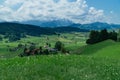 Hiking trip in Gais, a town in the swiss alps Royalty Free Stock Photo