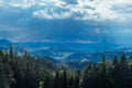 Hiking trip in Gais, a town in the swiss alps Royalty Free Stock Photo