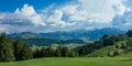 Hiking trip in Gais, a town in the swiss alps Royalty Free Stock Photo