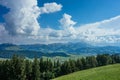Hiking trip in Gais, a town in the swiss alps Royalty Free Stock Photo