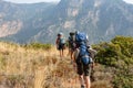 Hiking in the Turkish mountains Royalty Free Stock Photo