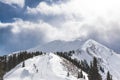 Hiking up Aspen Highlands Bowl