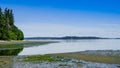 Hiking Walking And Exploring The Beautiful Green And Natural TolPuget Sound At Tolmie State Park, Olympia, Washington, USA Royalty Free Stock Photo