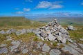 Hiking on Wild Boar Fell and Swarth Fell in the Yorkshire Dales Royalty Free Stock Photo