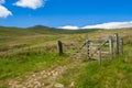 Hiking on Wild Boar Fell and Swarth Fell in the Yorkshire Dales Royalty Free Stock Photo