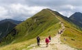 Hiking Wolowiec mountain Royalty Free Stock Photo