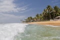 Hikkaduwa beach in Sri Lanka