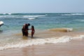 Hikkaduwa Beach in Sri Lanka